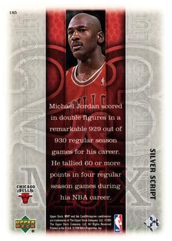 1999-00 Upper Deck MVP - Silver Script #185 Michael Jordan Back