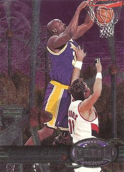 1997-98 Metal Universe #50 Shaquille O'Neal Front