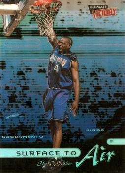 1999-00 Upper Deck Ultimate Victory - Surface to Air #SA9 Chris Webber Front