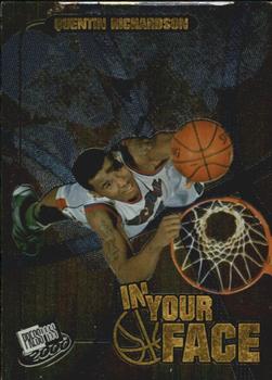 2000 Press Pass - In Your Face #IF6 Quentin Richardson Front