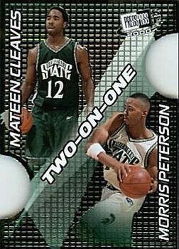 2000 Press Pass SE - Two on One #TO 2B Mateen Cleaves / Morris Peterson Front