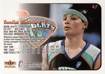 2000 SkyBox Dominion WNBA - Extra #47 Tamika Whitmore Back