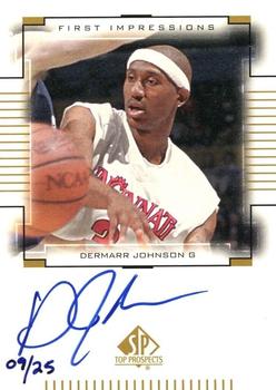 2000 SP Top Prospects - First Impressions Gold #DJ DerMarr Johnson Front