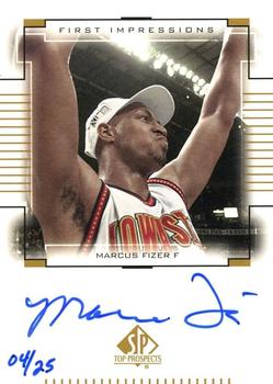 2000 SP Top Prospects - First Impressions Gold #MF Marcus Fizer Front