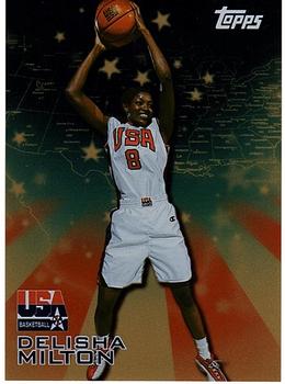 2000 Topps Team USA - Gold #22 DeLisha Milton Front