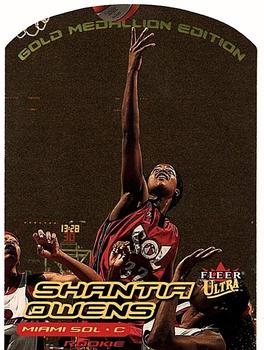 2000 Ultra WNBA - Gold Medallion #147G Shantia Owens Front