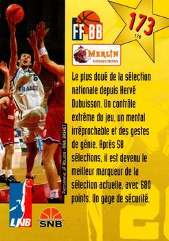 1996-97 Merlin Ultimate (LNB) #173 Antoine Rigaudeau Back
