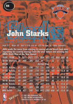 1997-98 SkyBox Premium #55 John Starks Back