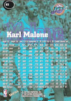 1997-98 SkyBox Premium #82 Karl Malone Back