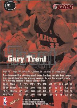 1997-98 SkyBox Premium #91 Gary Trent Back