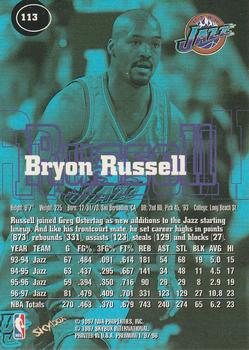 1997-98 SkyBox Premium #113 Bryon Russell Back