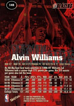 1997-98 SkyBox Premium #145 Alvin Williams Back