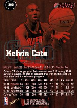1997-98 SkyBox Premium #200 Kelvin Cato Back