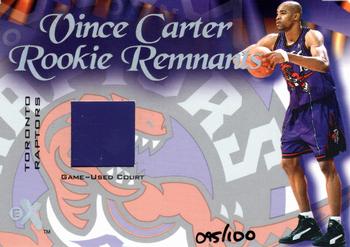 2000-01 E-X - Vince Carter Rookie Remnants #NNO Vince Carter Front