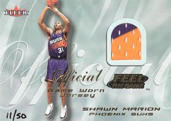 2000-01 Fleer Tradition - Feel the Game Gold #NNO Shawn Marion Front