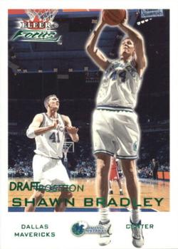 2000-01 Fleer Focus - Draft Position #18 Shawn Bradley Front