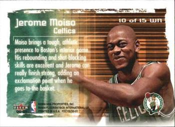 2000-01 Fleer Focus - Welcome to the NBA #10 WN Jerome Moiso Back