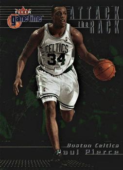 2000-01 Fleer Game Time - Attack the Rack #13 AR Paul Pierce Front