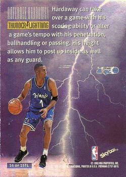 1997-98 SkyBox Premium - Thunder & Lightning #14 TL Anfernee Hardaway Back