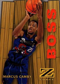 1997-98 SkyBox Z-Force - Boss #4 /B Marcus Camby Front