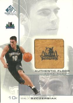 2000-01 SP Game Floor - Authentic Floor #WS Wally Szczerbiak Front