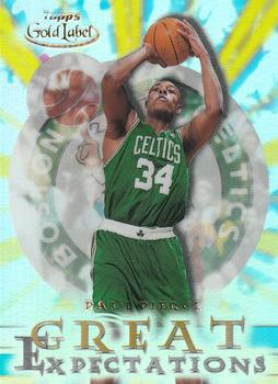 2000-01 Topps Gold Label - Great Expectations #GE6 Paul Pierce Front