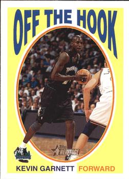 2000-01 Topps Heritage - Off the Hook #OH1 Kevin Garnett Front