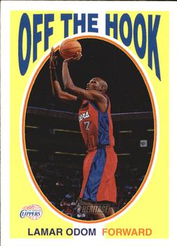 2000-01 Topps Heritage - Off the Hook #OH7 Lamar Odom Front