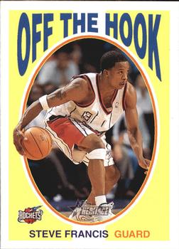 2000-01 Topps Heritage - Off the Hook #OH10 Steve Francis Front