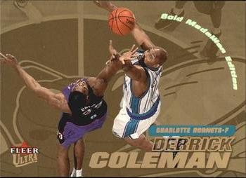 2000-01 Ultra - Gold Medallion #68G Derrick Coleman Front