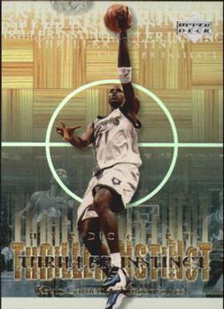 2000-01 Upper Deck Hardcourt - Thriller Instinct #TI1 Kevin Garnett Front