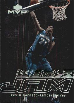 2000-01 Upper Deck MVP - World Jam #WJ7 Kevin Garnett Front