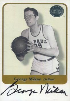 2001 Fleer Greats of the Game - Autographs #NNO George Mikan Front