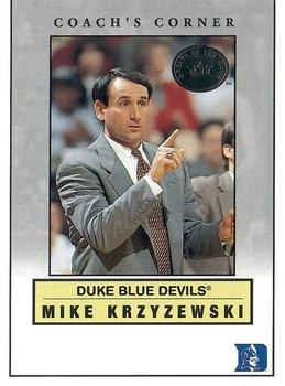 2001 Fleer Greats of the Game - Coach's Corner #5CC Mike Krzyzewski Front