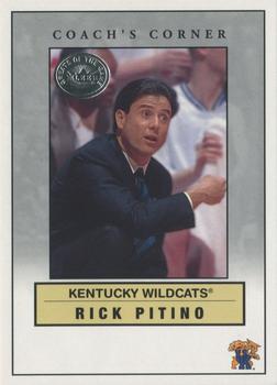 2001 Fleer Greats of the Game - Coach's Corner #8CC Rick Pitino Front