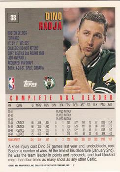 1997-98 Topps #38 Dino Radja Back