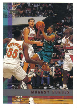 1997-98 Topps #87 Muggsy Bogues Front