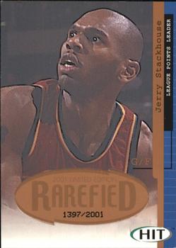 2001 SAGE HIT - Rarefied Bronze #R25 Jerry Stackhouse Front