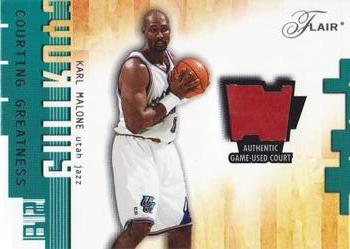 2001-02 Flair - Courting Greatness #NNO Karl Malone Front