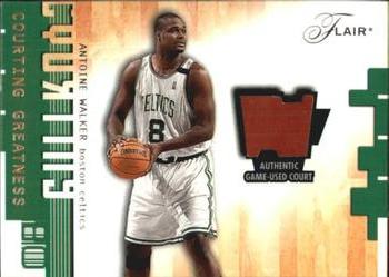 2001-02 Flair - Courting Greatness #NNO Antoine Walker Front