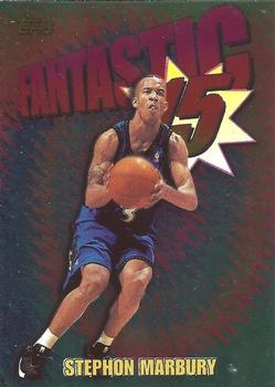 1997-98 Topps - Fantastic 15 #F7 Stephon Marbury Front