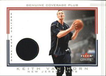 2001-02 Fleer Genuine - Coverage Plus #NNO Keith Van Horn Front