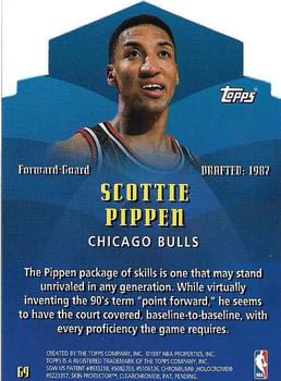 1997-98 Topps - Generations #G9 Scottie Pippen Back