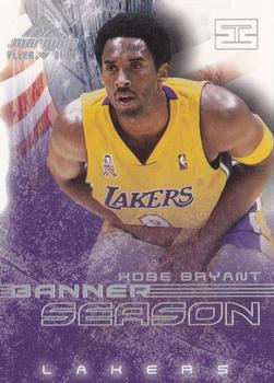 2001-02 Fleer Marquee - Banner Season #10 BS Kobe Bryant Front