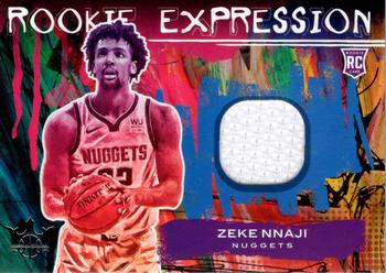 2020-21 Panini Court Kings - Rookie Expression Memorabilia #RM-ZEK Zeke Nnaji Front