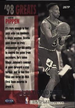 1997-98 Ultra - Platinum Medallion #267P Scottie Pippen Back