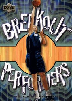 2001-02 Upper Deck - Breakout Performers #BP13 Dirk Nowitzki Front