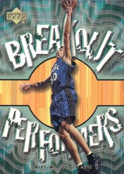 2001-02 Upper Deck - Breakout Performers #BP14 Mike Miller Front