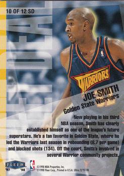 1997-98 Ultra - Sweet Deal #10 SD Joe Smith Back