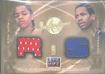 2001-02 Upper Deck Inspirations - Like Mike #LBW-AI Allen Iverson / Bow Wow Front